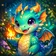 Colorful and abstract animal avatar with a friendly and expressive vibe, showcasing vibrant hues and dynamic shapes suitable 